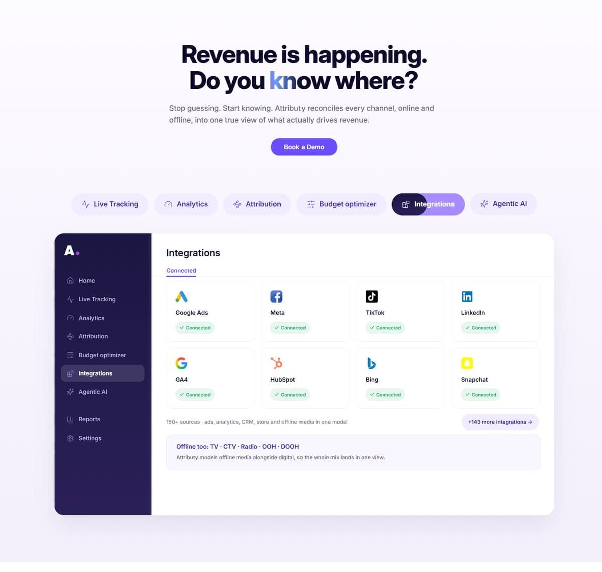 Attributy homepage hero