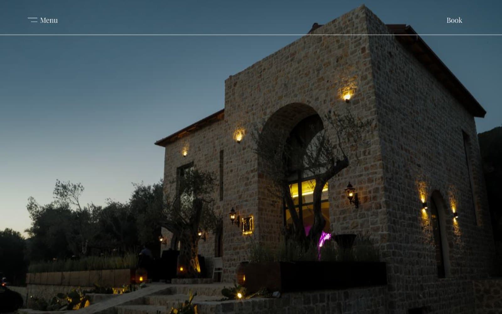 Mashtra, The Olive House website design